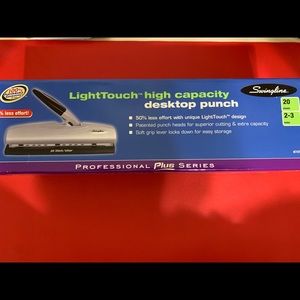 Swingline LightTouch High Capacity Desktop Punch